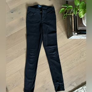 Old Navy rockstar black pants-size 4 TALL